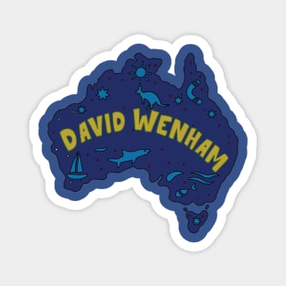 AUSSIE MAP DAVID WENHAM Magnet