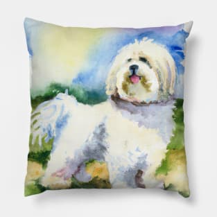 Coton de Tulear Watercolor - Dog Lovers Pillow