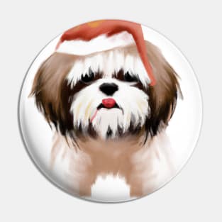 Cute Shih Tzu Drawing Pin