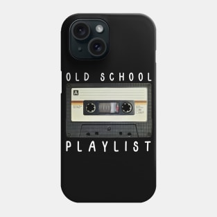 Old school playlist casette Phone Case