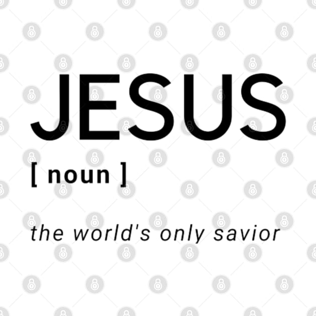 Jesus Christ Savior Christian Graphic by SOCMinistries