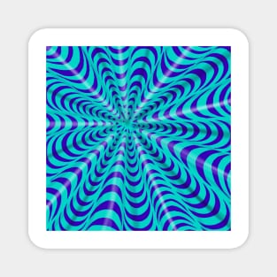 I’ve Got The Blues Optical Illusion Magnet