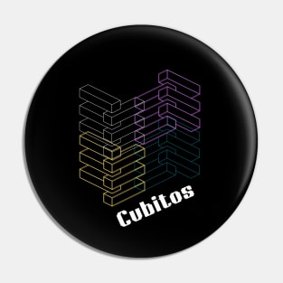 Cubitos in Spanish Design Pin