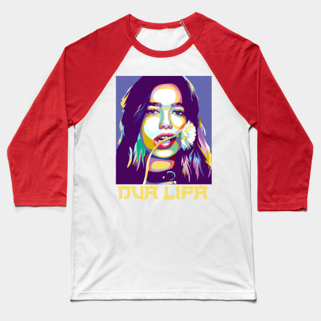 Lipa Popart - Dua Lipa - Baseball T-Shirt