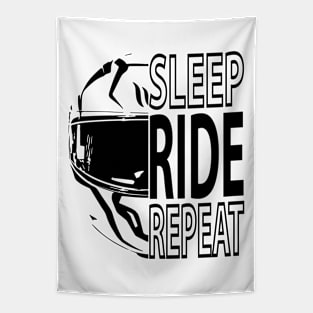 Sleep Ride Repeat Tapestry