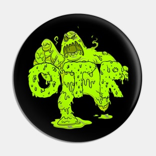 Only The Real Slime Green Apparel Pin