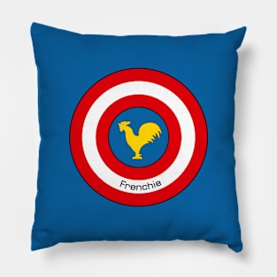 France Frenchie Frenchy Paris Rooster Rugby Pillow