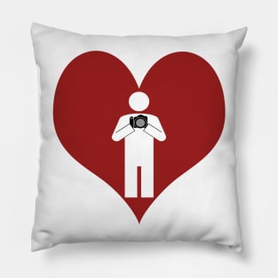 I Love Photography Pillow
