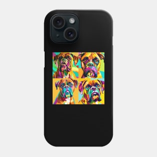 Boxer Pop Art - Dog Lover Gifts Phone Case