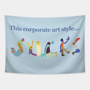 Corporate Art Style Tapestry