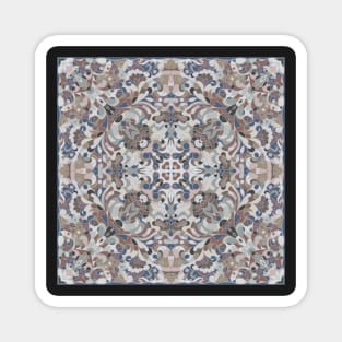 Arabic ornate square pattern Magnet