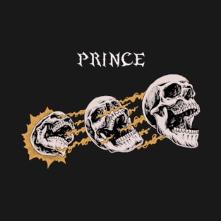 Three Skull Vintage Prince T-Shirt