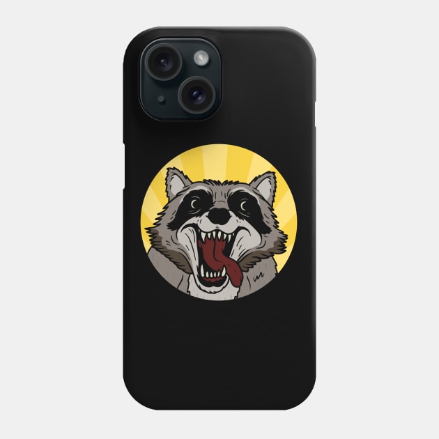 Raccoon Phone Case by valentinahramov