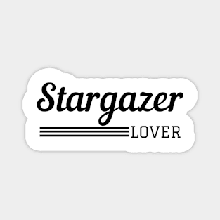 Stargazer Lover Simple Design Magnet