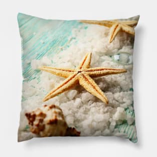 Starfish and Sea Shell Pillow