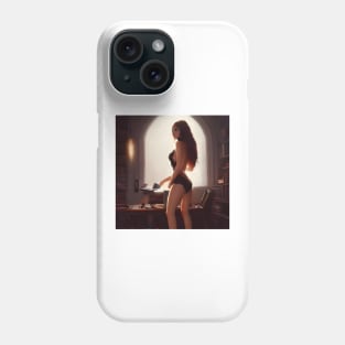 Sexy girl next by her books Phone Case