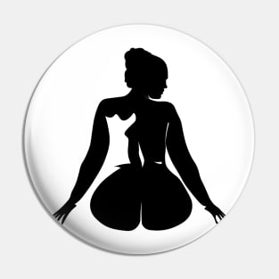 woman silhouette Pin