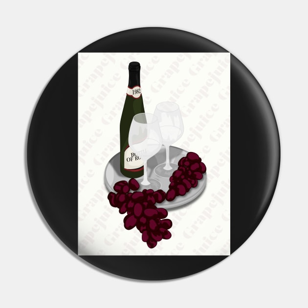 Bottle Of Rouge 1982 | Grapejuice Pin by icantdrawfaces