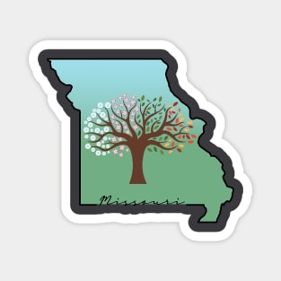 Missouri Seasons Magnet