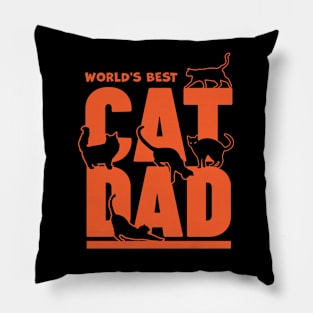 Cat Dad Pillow