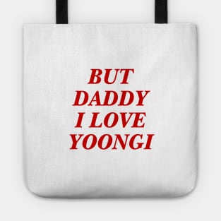 BTS - Daddy I love Yoongi Tote