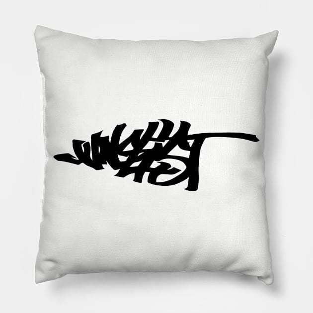 Junglist Grafitti Pillow by KORAX