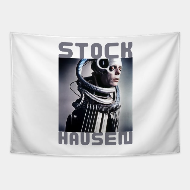 Karlheinz Stockhausen Tapestry by Cryptilian