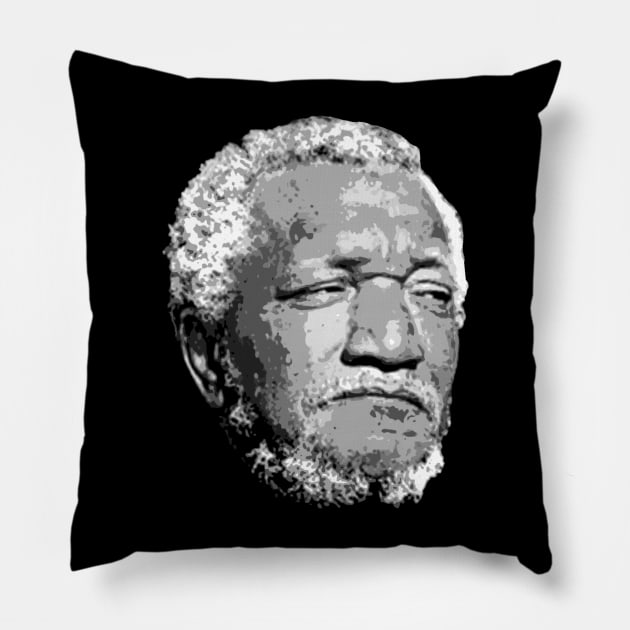 portrait fred sanford Pillow by Stevendan