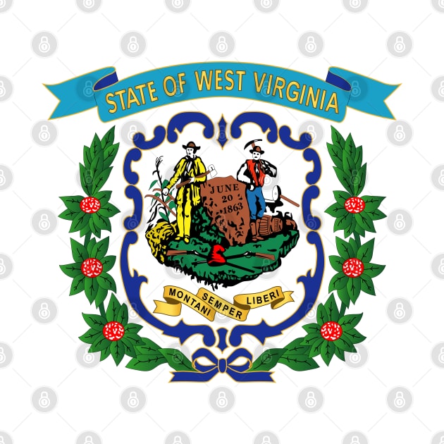 West Virginia - 1863 - Blue - Gold X 300 by twix123844