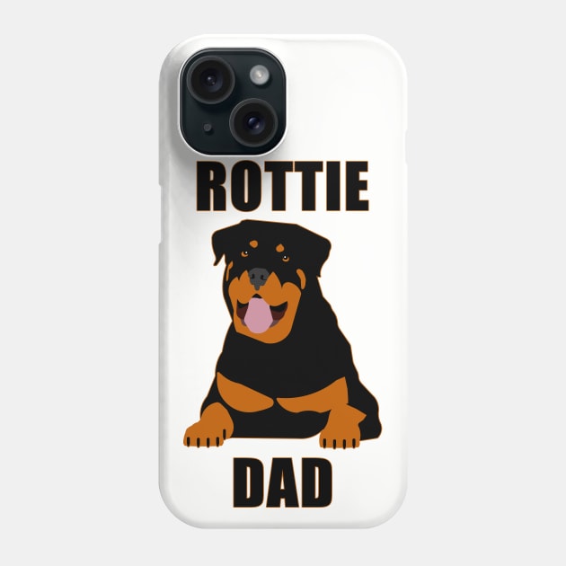 Rottie Dad Phone Case by SiSuSiSu