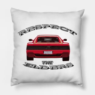 Ferrari Testerossa 'Respect The Elders' Pillow