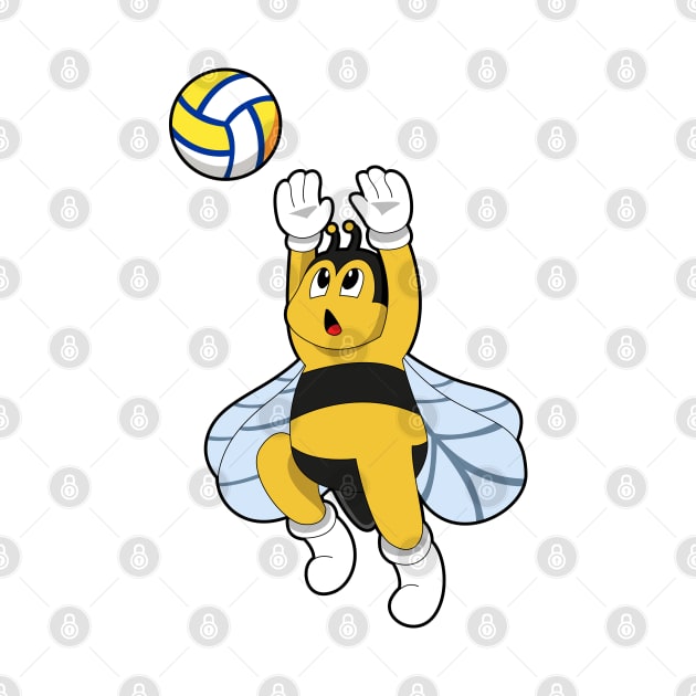 Bee at Volleyball Sports by Markus Schnabel