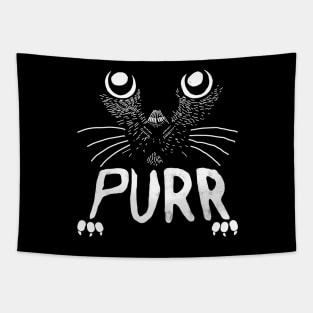 PURR The cat Tapestry