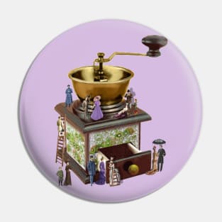 Victorian Ground Coffee Pin