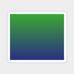 Ombre | Gradient Colors | Green and Blue | Magnet