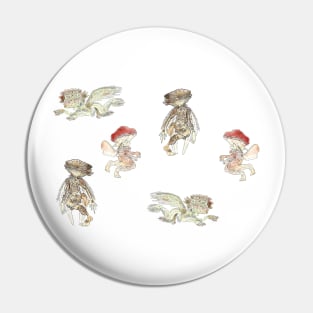 Woodland Fairy Pattern Pin