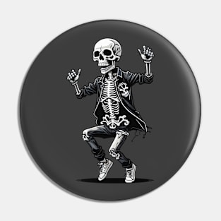 Dancing Skeleton Pin