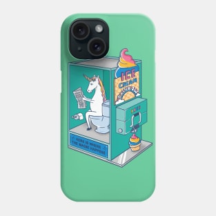 Ice cream rainbow Phone Case