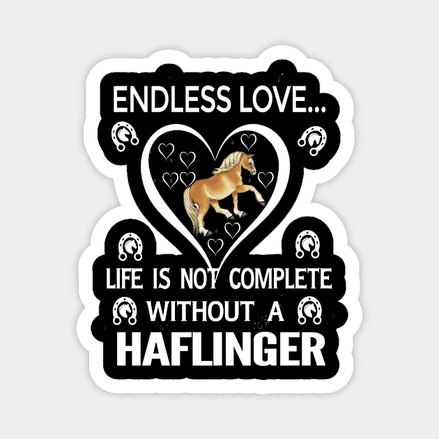 Haflinger Horse Lovers Magnet by bienvaem