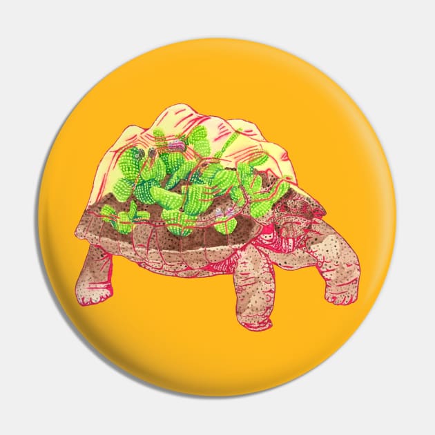 Tortoise Terrarium Pin by RaLiz