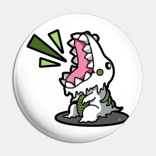 SM3GMASAURUS REX WHITE (GREEN) Pin