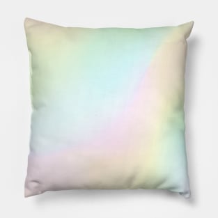 Pale Pastel Abstract Design Pillow