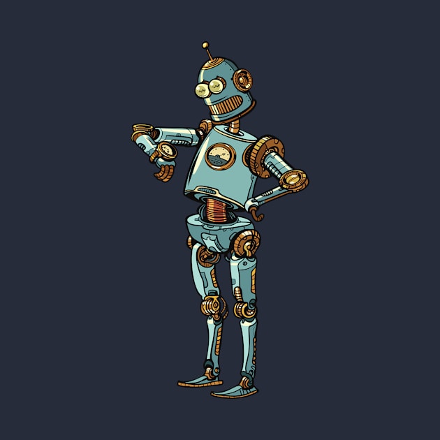 Vintage Robot by waltzart