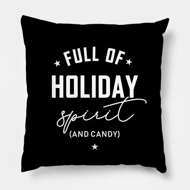 Matching Full of Holidays Spirit (and Candy) Pillow by PrettyVocal