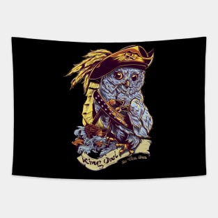 king owl in the sea Tapestry