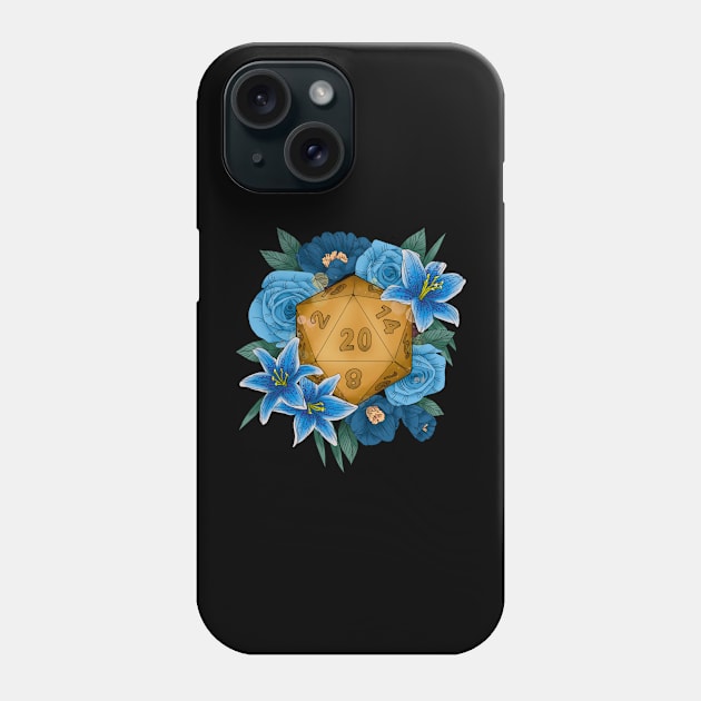 Blue D20 Phone Case by WtfBugg