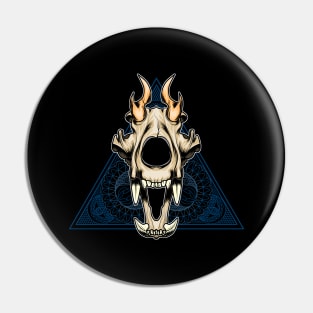 Dragon skull Pin