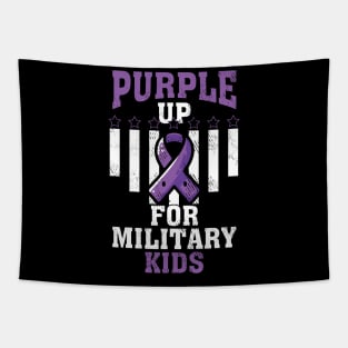 Purple Up For Military Kids Military Child Month Tapestry