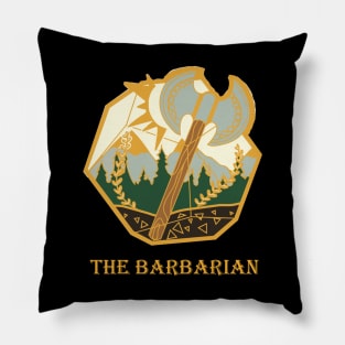 The Barbarian coat of arms Pillow