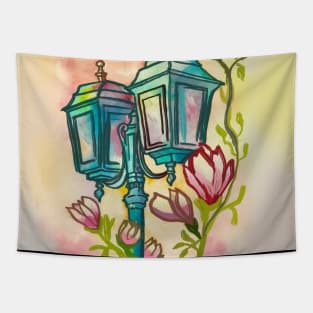 Classy old street lamp Tapestry